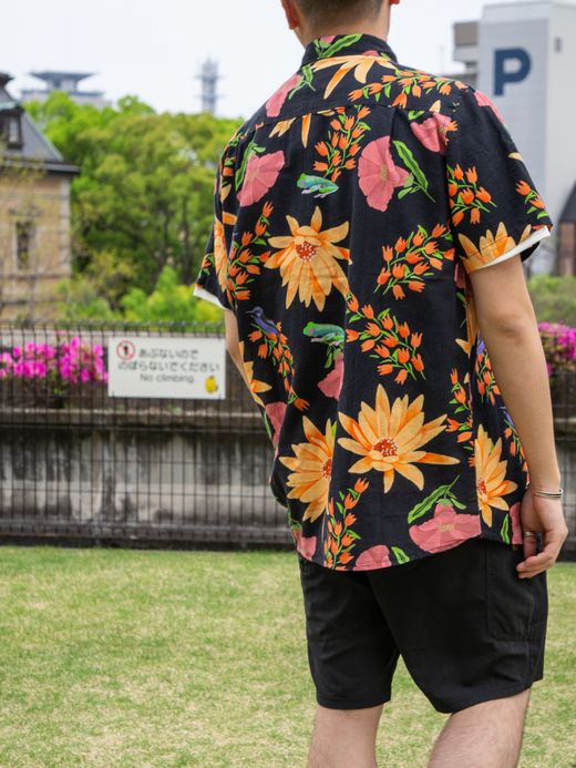 ROARK REVIVAL SIERRA MADRE JOURNEY S/S WOVEN / Black
