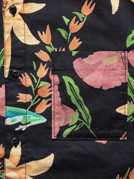 ROARK REVIVAL SIERRA MADRE JOURNEY S/S WOVEN / Black