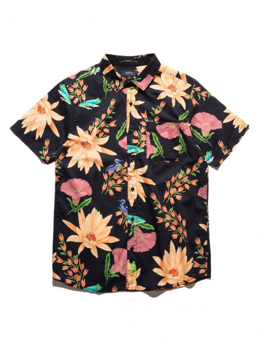 ROARK REVIVAL SIERRA MADRE JOURNEY S/S WOVEN / Black