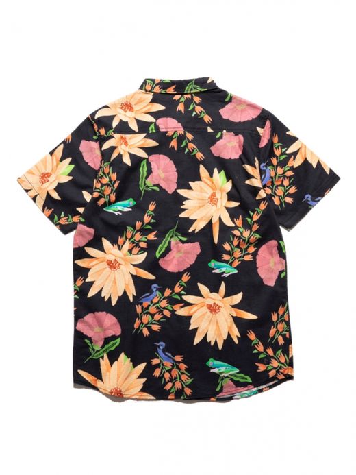 ROARK REVIVAL SIERRA MADRE JOURNEY S/S WOVEN / Black