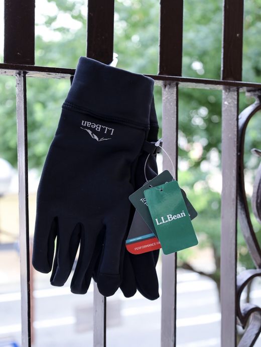 L.L.Bean PRIMALOFT THERMA-STRETCH FLEECE GLOVES / Black
