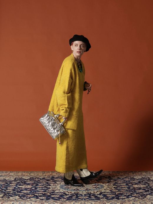 AMBERGLEAM MINI BOSTON QUILTING LEATHER BAG / Silver