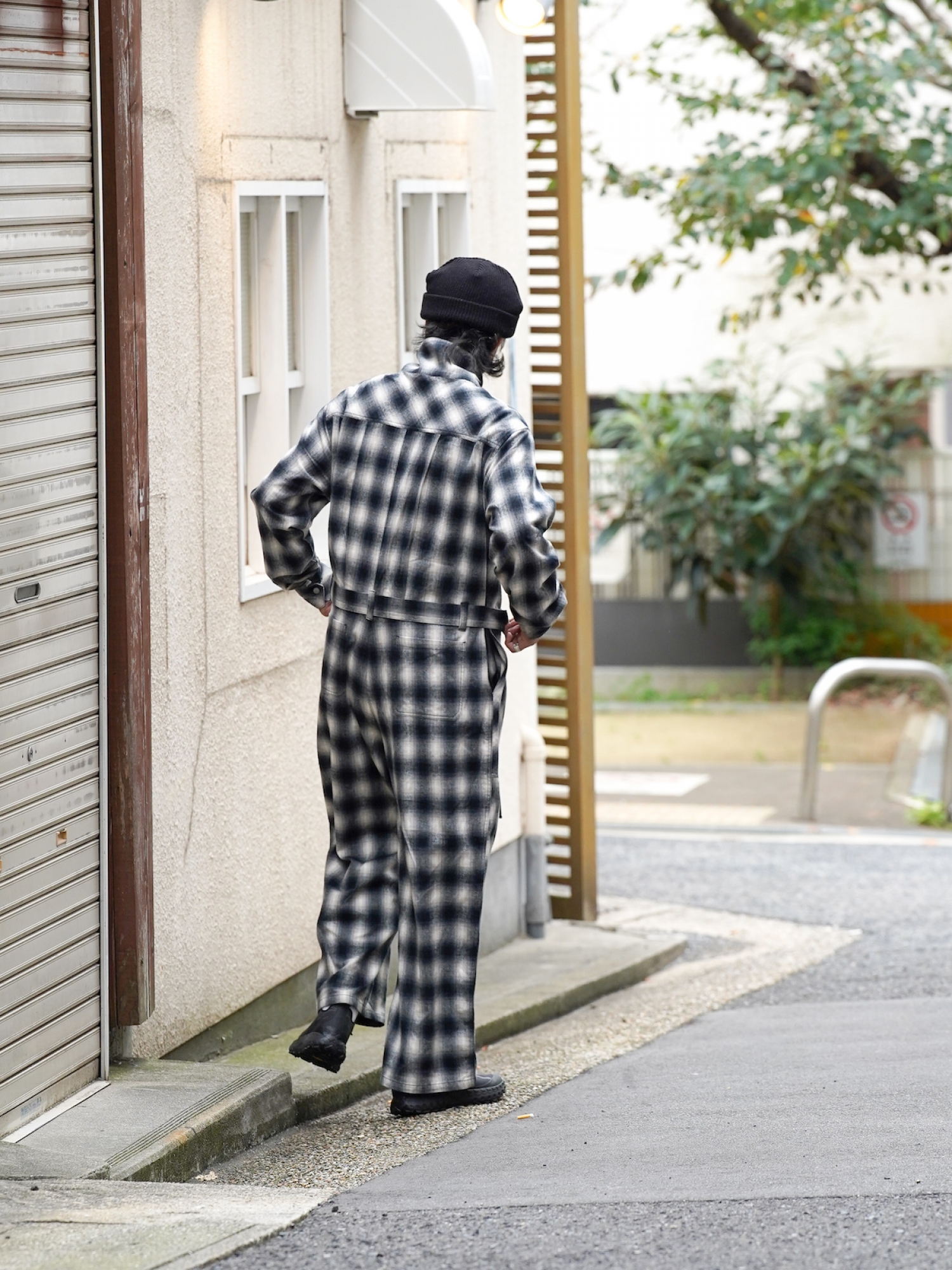 AMBERGLEAM FABRIC JUMPSUITS / 4colors | FLATBUSH（フラットブッシュ