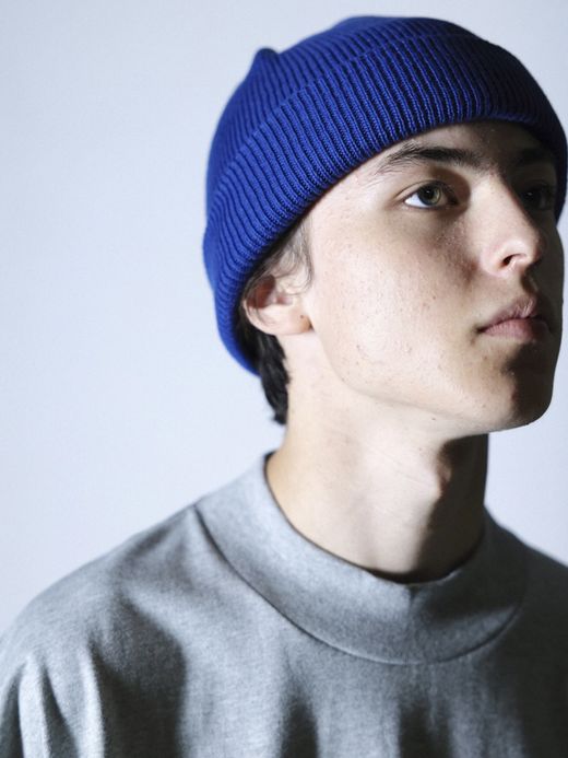 organicsta ORGANIC COTTON VERY SOFT ROLL BEANIE / 3colors