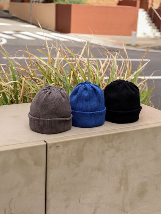 organicsta ORGANIC COTTON VERY SOFT ROLL BEANIE / 3colors