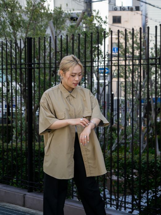 S.F.C SFC SNAP SHIRT / Beige