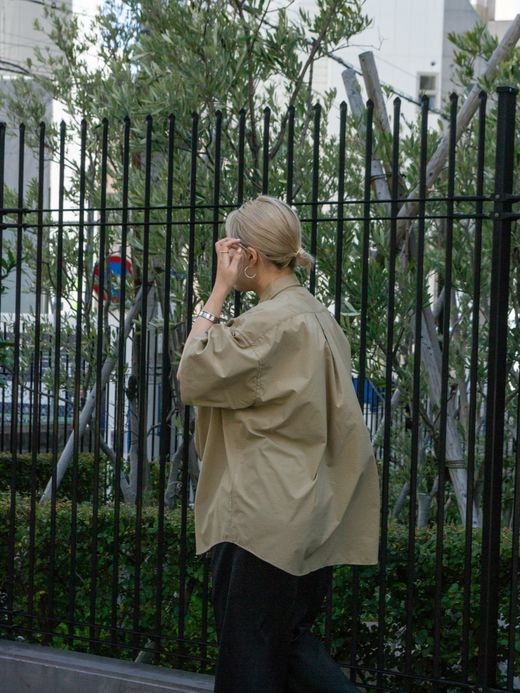 S.F.C SFC SNAP SHIRT / Beige