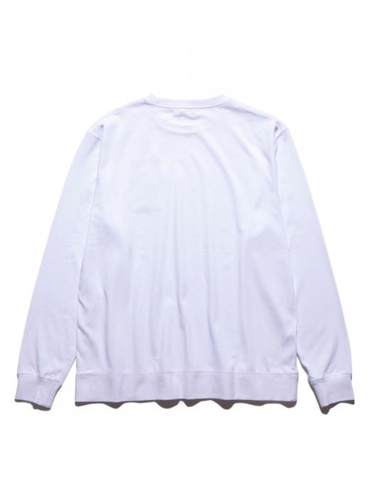 ROARK REVIVAL "PEACE OUT" 9.3oz H/W L/S TEE / White