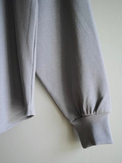 AMBERGLEAM RIB CUT LONG SLEEVE / Black