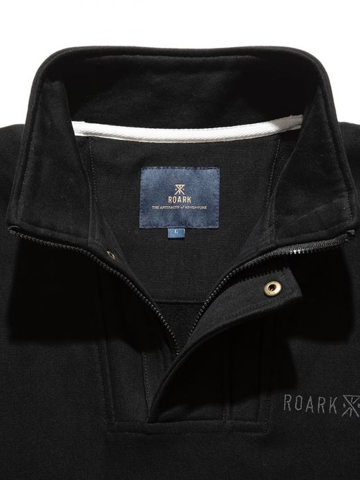 ROARK REVIVAL "LOGO" H/Z SWEAT / Black