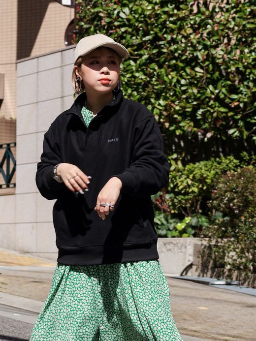 ROARK REVIVAL "LOGO" H/Z SWEAT / Black