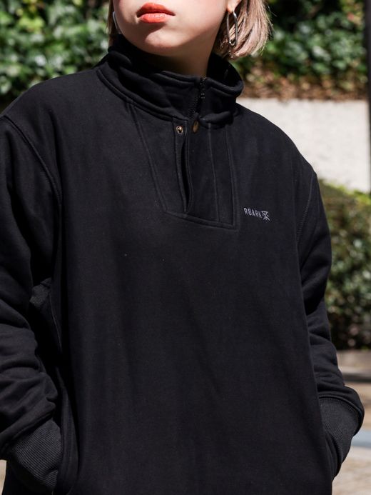 ROARK REVIVAL "LOGO" H/Z SWEAT / Black