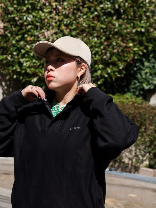 ROARK REVIVAL "LOGO" H/Z SWEAT / Black