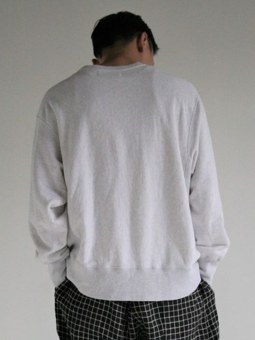ANACHRONORM COLLEGE PRINT SIDE RIB SWEAT / Oatmeal