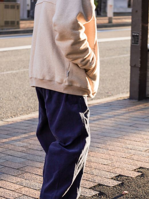 ANACHRONORM HEM TUCK EASY PANTS (CORDUROY) / Navy