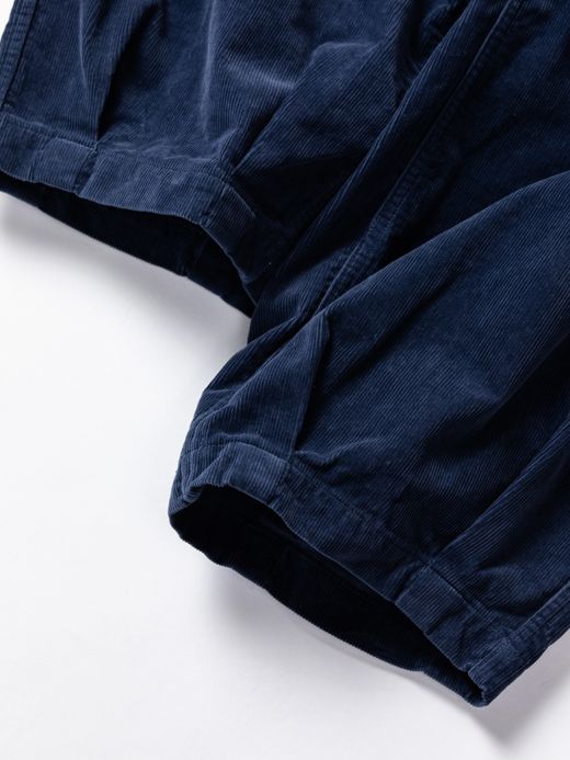 ANACHRONORM HEM TUCK EASY PANTS (CORDUROY) / Navy