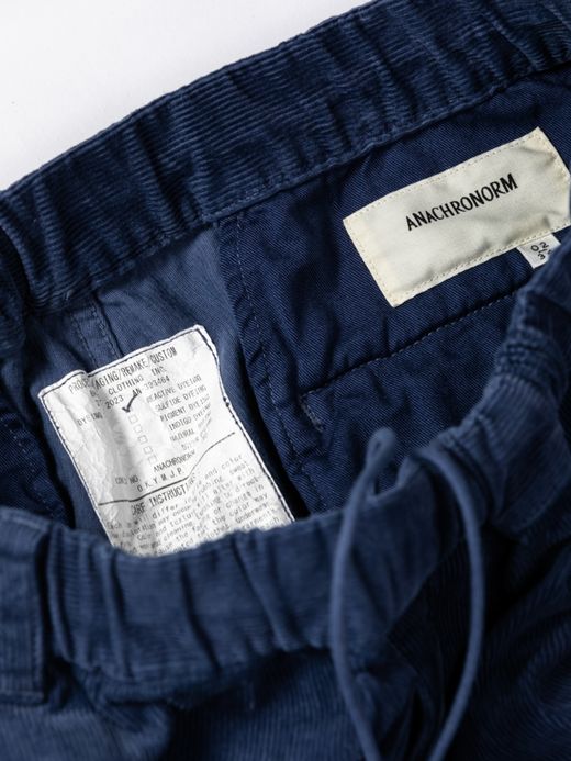 ANACHRONORM HEM TUCK EASY PANTS (CORDUROY) / Navy