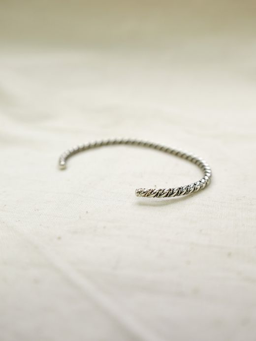 Indian Jewelry NAVAJO NARROW BANGLE / Twist
