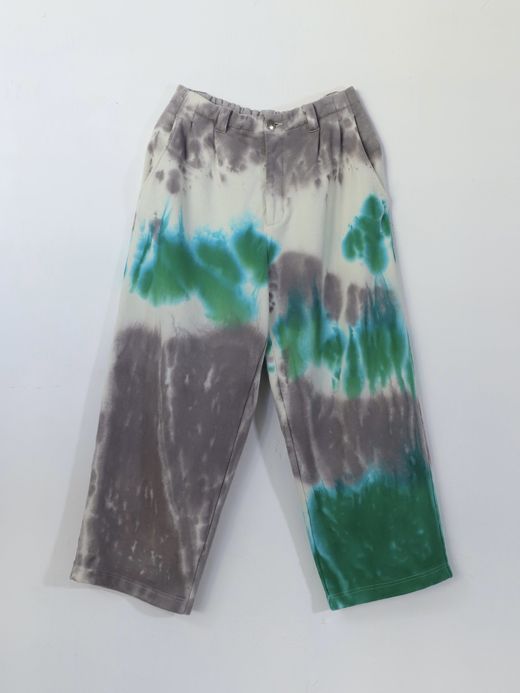AMBERGLEAM TIE DYE PILE PANTS / Mix