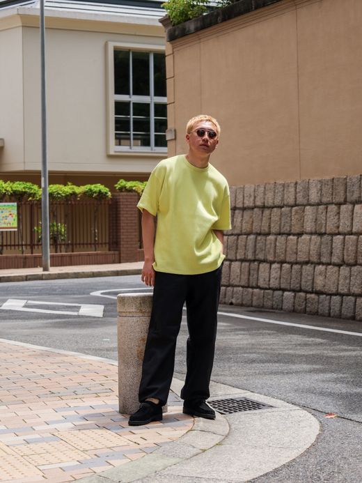 organicsta 8.8OZ ORGANIC COTTON THERMAL TEE / Yellow