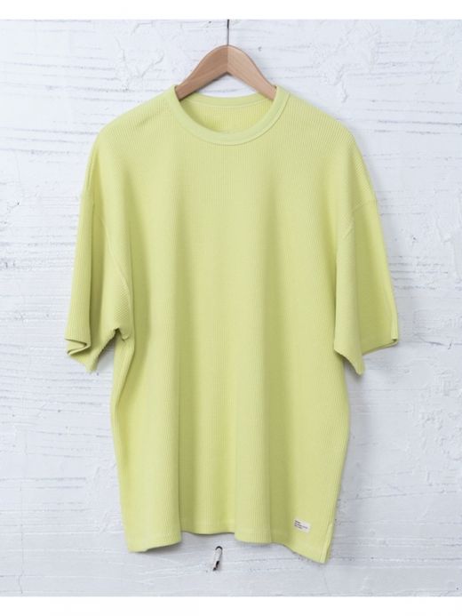 organicsta 8.8OZ ORGANIC COTTON THERMAL TEE / Yellow