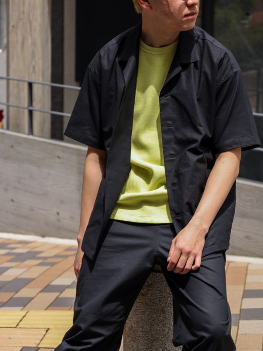 organicsta 8.8OZ ORGANIC COTTON THERMAL TEE / Yellow