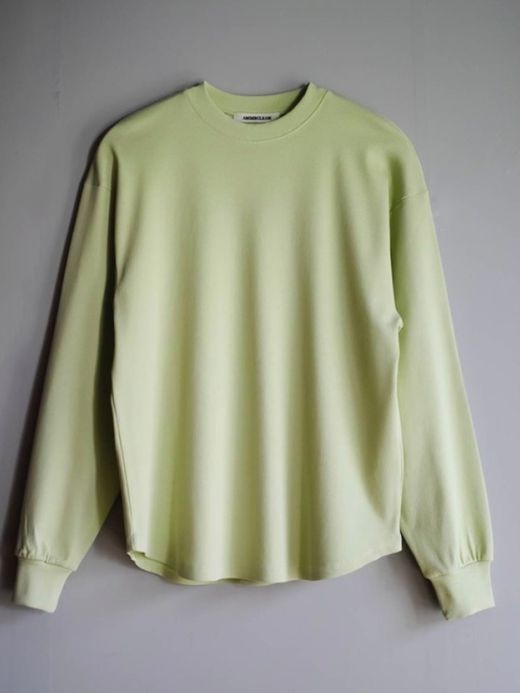 AMBERGLEAM RIB CUT LONG SLEEVE / Muskmelon