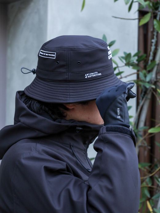 ROARK REVIVAL "TRIP OBSESSED" BUCKET HAT - HIGH HEIGHT / Black