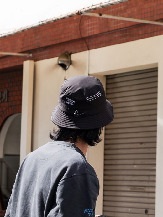 ROARK REVIVAL "TRIP OBSESSED" BUCKET HAT - HIGH HEIGHT / Black