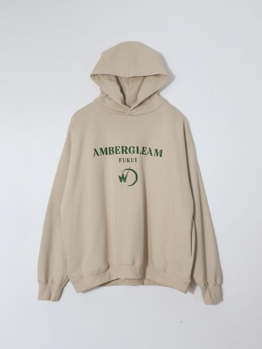 AMBERGLEAM FUKUI SWEAT HOODIE / Ash white
