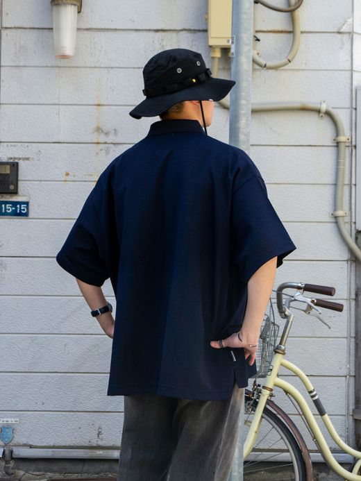 S.F.C BIG SS POLO / Navy