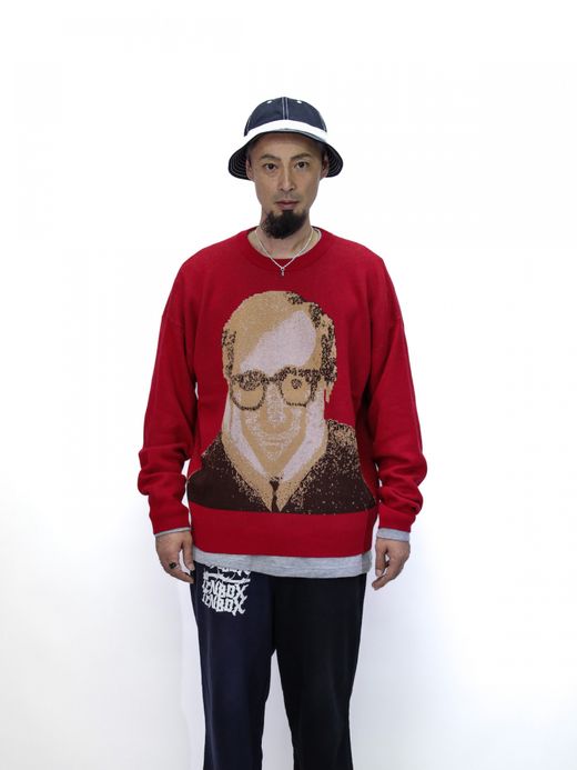 TENBOX KAO SWEATER / Red