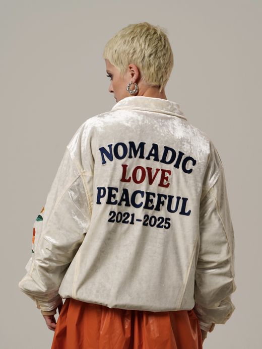 AMBERGLEAM FABRIC EMBROIDERED JUMPER / 3colors