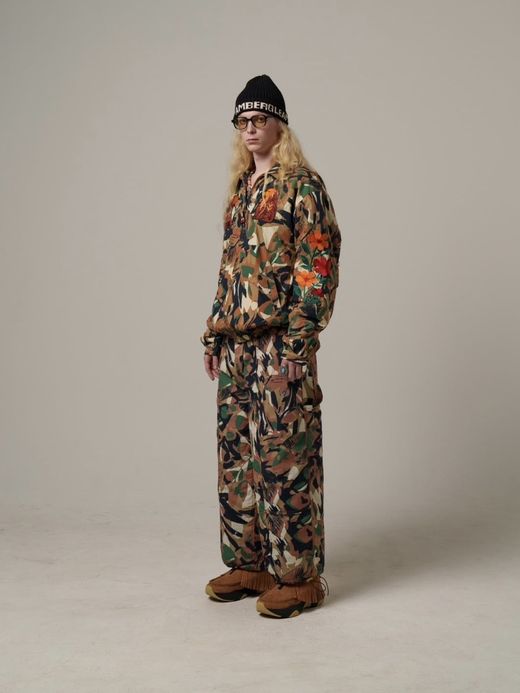 AMBERGLEAM FABRIC EMBROIDERED JUMPER / 3colors