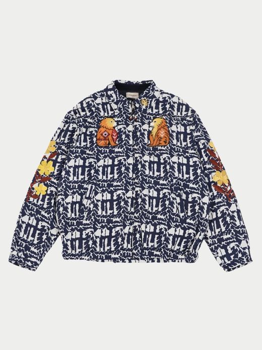 AMBERGLEAM FABRIC EMBROIDERED JUMPER / 3colors