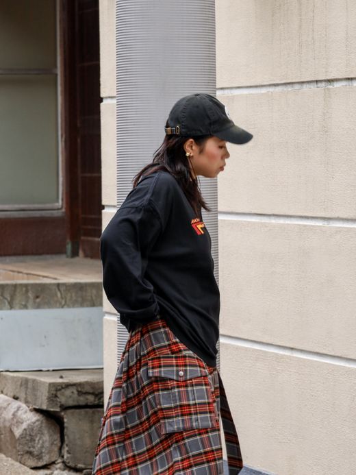 ANACHRONORM LATB L/S T-S / Black