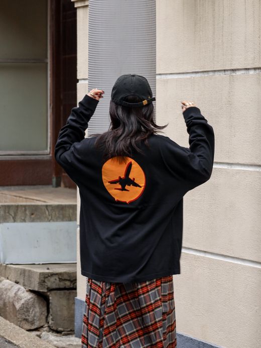 ANACHRONORM LATB L/S T-S / Black