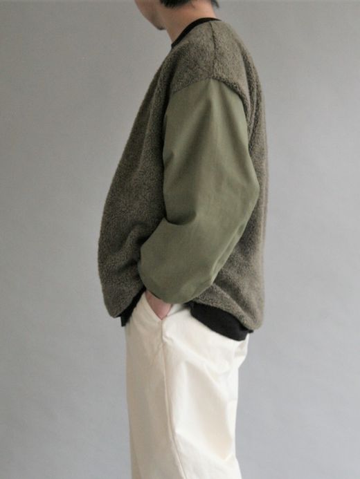 ANACHRONORM BOA NO-COLLAR JACKET Ⅱ / Olive