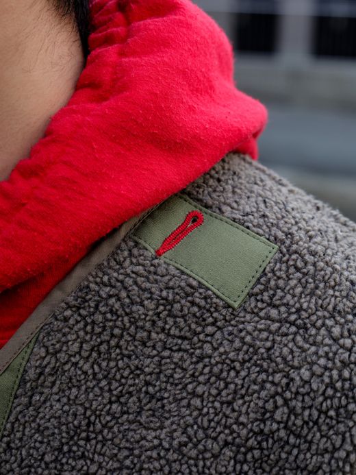 ANACHRONORM BOA NO-COLLAR JACKET Ⅱ / Olive