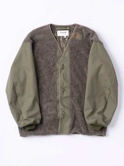 ANACHRONORM BOA NO-COLLAR JACKET Ⅱ / Olive
