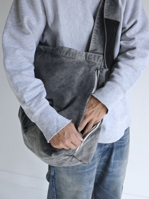 ANACHRONORM SULFUR  DYED CANVAS タスキショルダー / Black