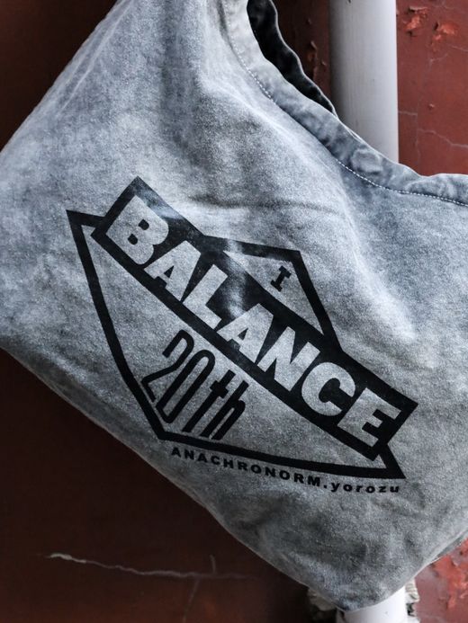 ANACHRONORM SULFUR  DYED CANVAS タスキショルダー / Black