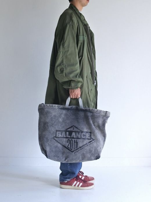 ANACHRONORM SULFUR  DYED CANVAS タスキショルダー / Black