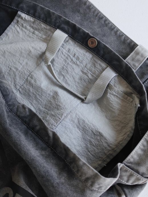 ANACHRONORM SULFUR  DYED CANVAS タスキショルダー / Black