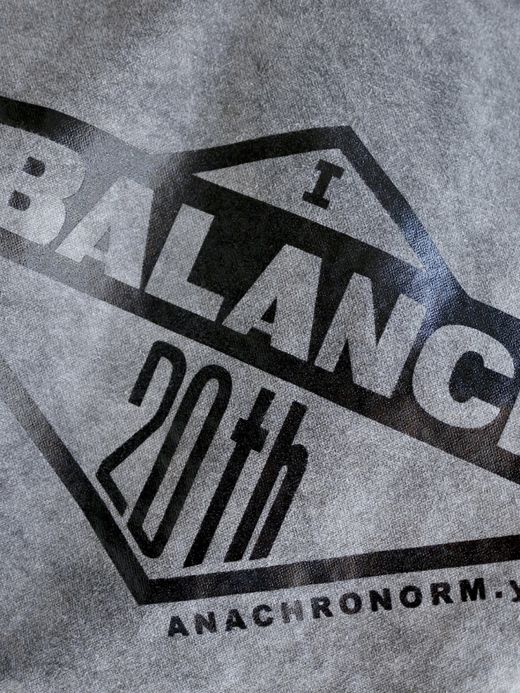 ANACHRONORM SULFUR  DYED CANVAS タスキショルダー / Black