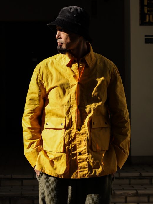 VOO WAXED SHACKET / Yellow
