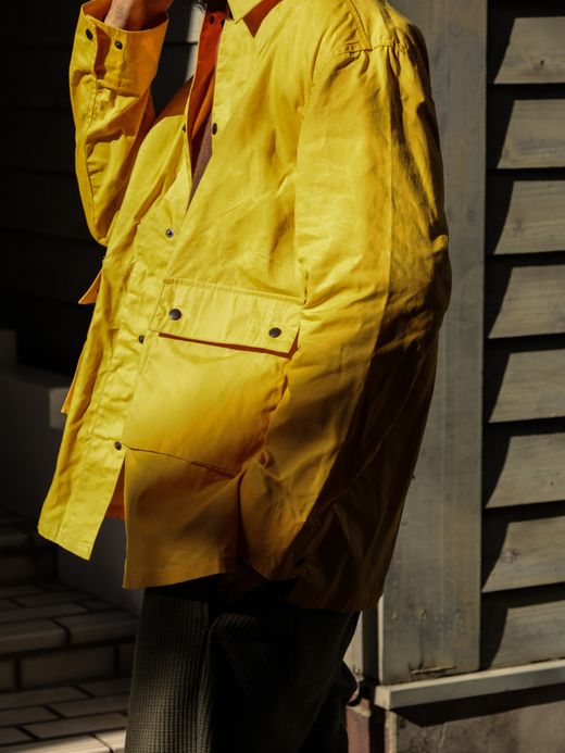 VOO WAXED SHACKET / Yellow