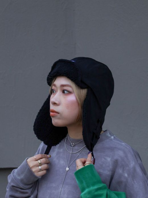ROARK REVIVAL CAMP FLIGHT CAP (2023FW) / Black