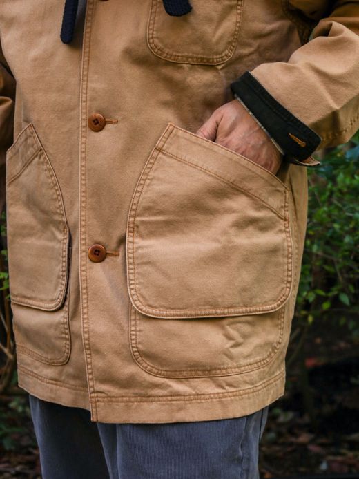L.L.Bean MEN'S ORIGINAL FIELD COAT, COTTON LINER / Saddle