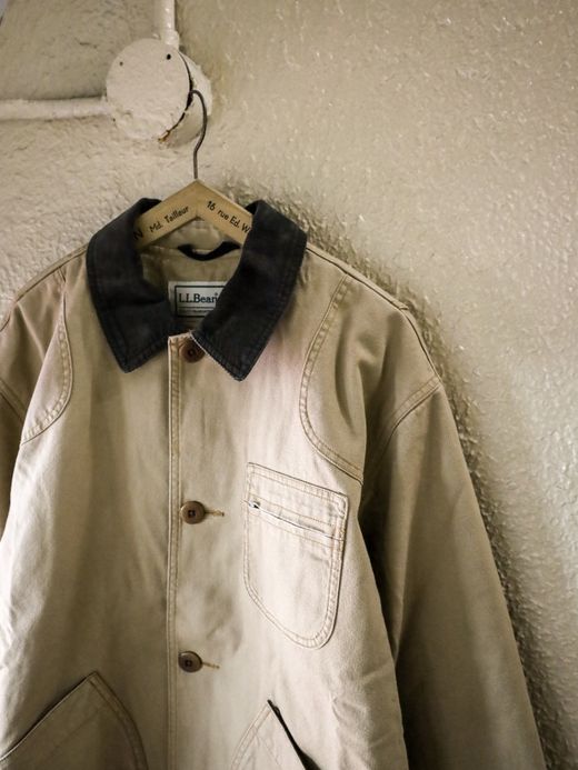L.L.Bean MEN'S ORIGINAL FIELD COAT, COTTON LINER / Saddle